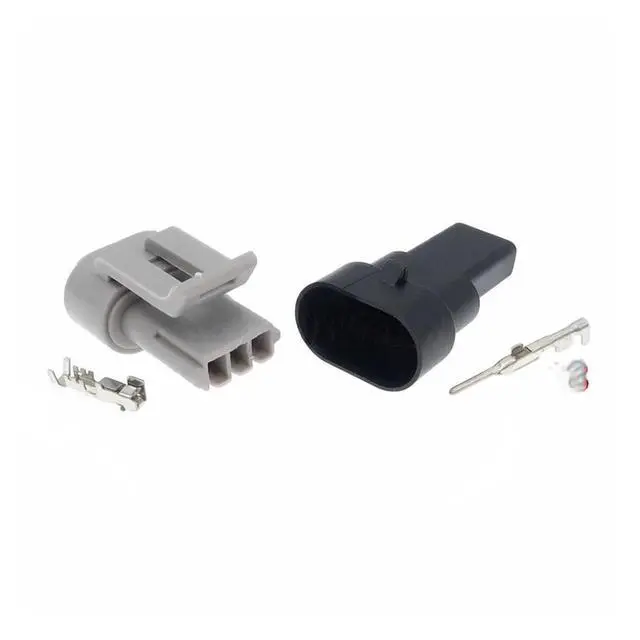 Alt view image 3 of 3 - 1 set 3 pins 12162280 Automotive Wiring Harness Automotive Wiring Terminal Wiring Connector Automotive Parts Connector(1 Set female)