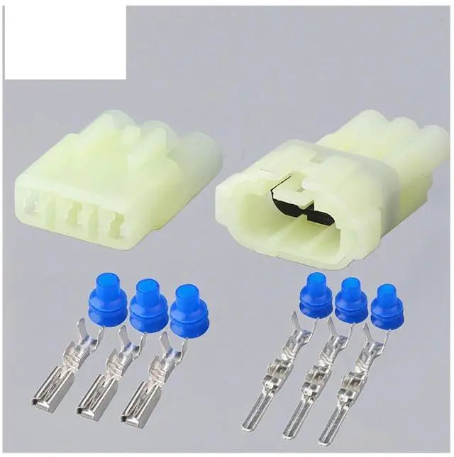 Main image of 7025f-2.2 automobile cable sealing waterproof connector 2p3p4p6p motorcycle sensor harness plug terminal sheath(3p,1sets)
