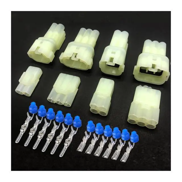 Alt view image 2 of 3 - 7025f-2.2 automobile cable sealing waterproof connector 2p3p4p6p motorcycle sensor harness plug terminal sheath(3p,1sets)