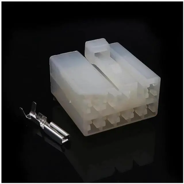 Main image of 1 set 8-pin 7122-1480 7123-1480 6240-1081 6240-5081 Car audio car double blinker turn signal connector with wire connector(1 Set female)