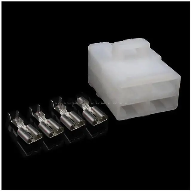 Main image of 1 set 4-pin automotive wiring harness electrical connector automotive wiring cable adapter connector(1 Set female)