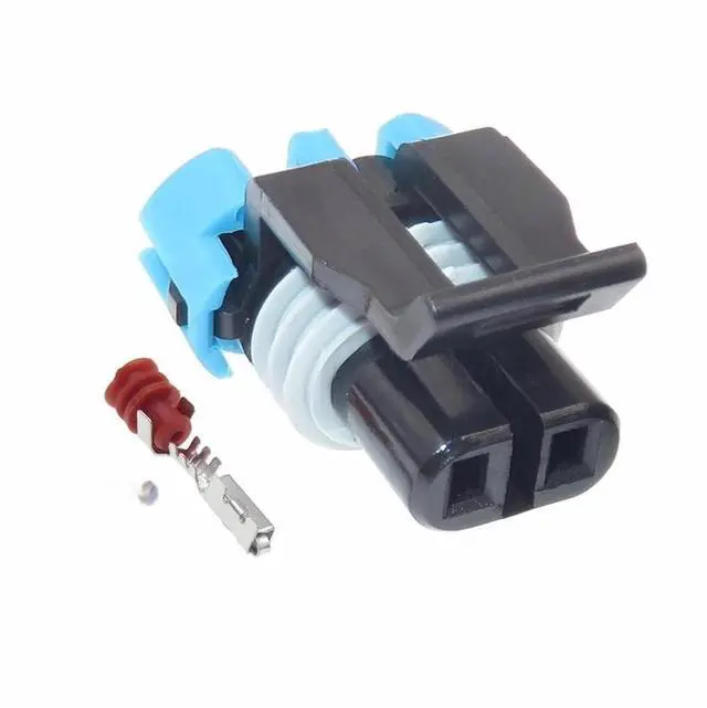 Main image of 1 set of 2 pins 12162000 12052641 12124037 Car Temperature Sensor Car Wire Waterproof Connector(1 Set female)