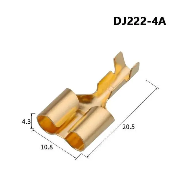 Alt view image 6 of 7 - 10/30/50Sets One Female And Two Male 4.0 Bullet Terminal Electrical Wire Connector Diameter Male Female 1:2 Transparent Sheath(2 pin,30 Pcs)