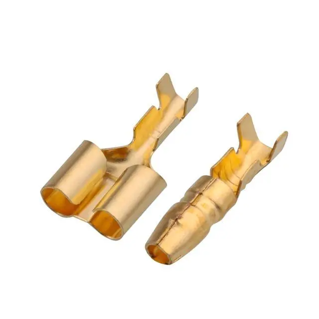 Alt view image 3 of 7 - 10/30/50Sets One Female And Two Male 4.0 Bullet Terminal Electrical Wire Connector Diameter Male Female 1:2 Transparent Sheath(2 pin,30 Pcs)