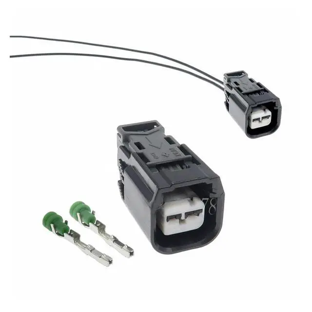 Alt view image 2 of 2 - 1 Satz 2 Stifte 6189-7856 6189-7954 Auto Kabelbaum Wasserdicht Stecker Auto Teile Steckverbinder männlich und weiblich.(Female 20cm wires)