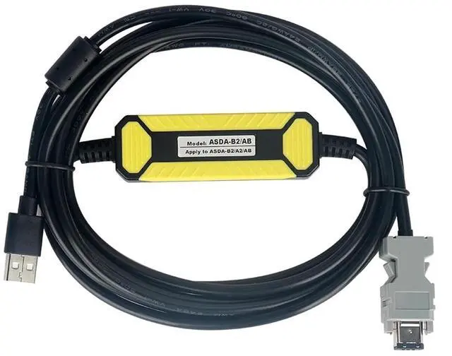 Main image of ASDA-B2 AB Suitable for Delta A2 Servo Drive CN3 Connect PC Communication Programming Cable ASD-CNUS0A08 A3 B3 E3-E (Color : ASDA-B2 AB Economic)