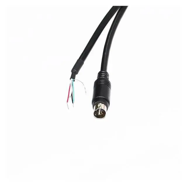 Alt view image 4 of 4 - MINI DIN 4PIN 5PIN 6PIN 8PIN MD4 MD5 MD6 MD8 Male Connector PLC Programming Breakout Cable(3m,MD 8-PIN)