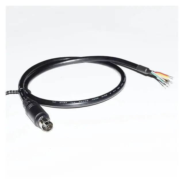 Alt view image 2 of 4 - MINI DIN 4PIN 5PIN 6PIN 8PIN MD4 MD5 MD6 MD8 Male Connector PLC Programming Breakout Cable(1.0m,MD 5-PIN)