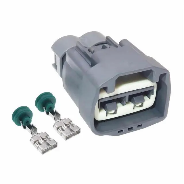 Main image of 1 set 2-pin auto wire waterproof connector auto parts(1 Set female)
