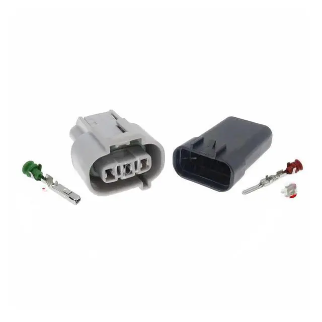 Alt view image 3 of 3 - 1 set 3 pins PK296-03127 Auto Parts Auto Engine Camshaft Speed Sensor Wire Waterproof Connector(1 Set female)