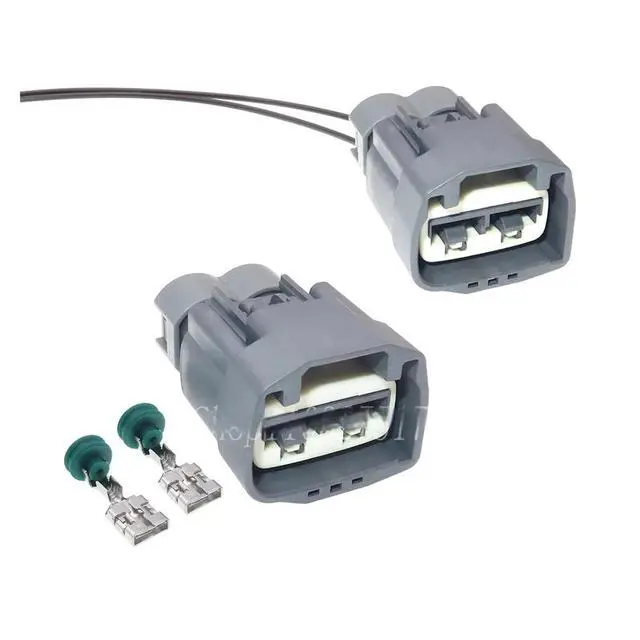 Alt view image 2 of 3 - 1 set 2-pin auto wire waterproof connector auto parts(1 Set female)