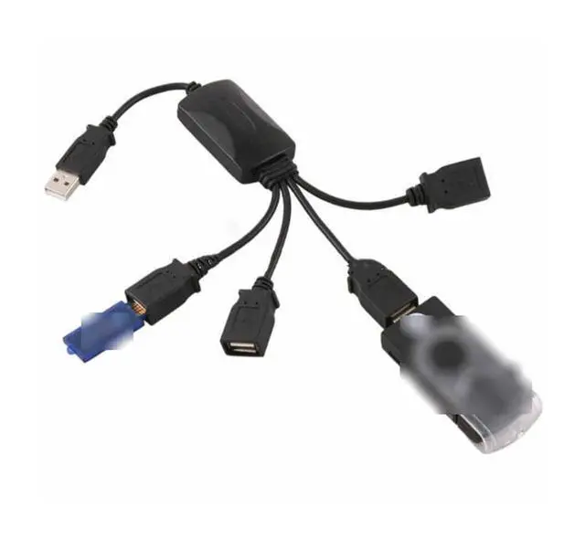 Alt view image 2 of 4 - M~ni High Speed 4 Port Splitter Extend Cable