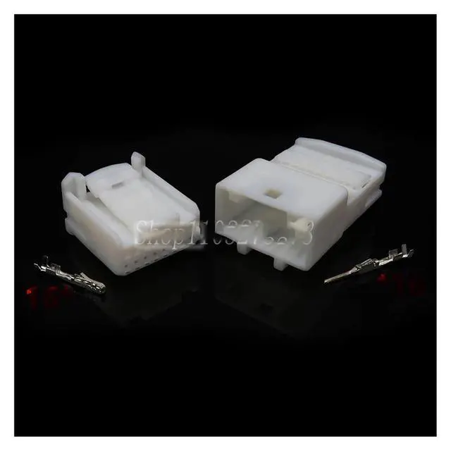 Alt view image 3 of 3 - 1 set 16-pin car linker 1318386-1 1473410-1 1318386-2 car linker wire 1318382-2 1565476-2(Female 20cm wires)