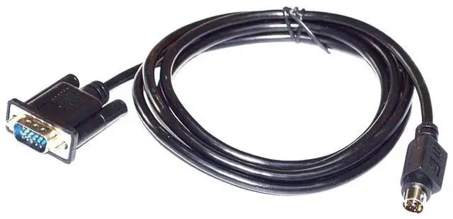 Alt view image 3 of 3 - VGA 15-PIN Male to S Terminal MINI DIN 8-PIN Video Adapter Cable, VGA 15-PIN to MD 8-PIN TV Box to Computer Graphics Card Cable(5M)