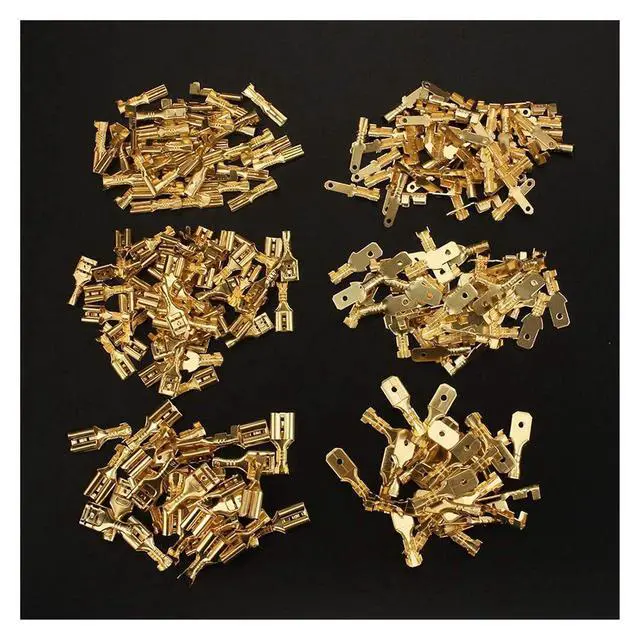 Alt view image 4 of 4 - 150/480/600Pcs Insulated Male Female Wire Connector 2.8/4.8/6.3mm Electrical Wire Crimp Terminals Spade Connectors Assorted Kit(150PCs)