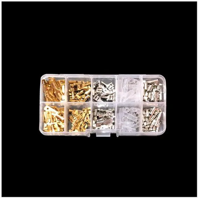 Main image of 150/480/600Pcs Insulated Male Female Wire Connector 2.8/4.8/6.3mm Electrical Wire Crimp Terminals Spade Connectors Assorted Kit(150PCs)