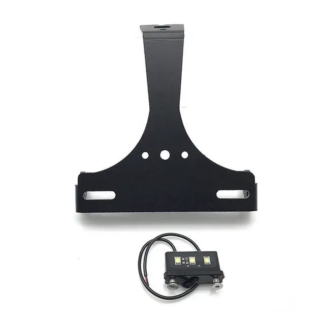 Alt view image 6 of 6 - L Fender Eliminator License Plate Holder Bracket Compatible with Ducati 848 1098 1198 1098R 1098S 2008-2011