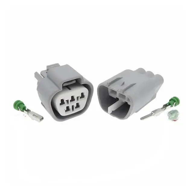 Alt view image 3 of 3 - 1 set 5-pin 6189-0504 6188-0327 male or female waterproof electric wiper motor connector male and female connectors(1 Set male)