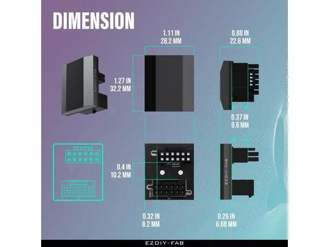 Alt view image 2 of 7 - 12VHPWR 12+4 Pin Angle Connector Power Adapter Slim Type for RTX40' Series Graphics Card, Supports 600W Output, Comptatible to RTX4090,4080,4070ti -180 Degrees STD Type- Black