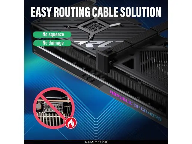 Alt view image 4 of 7 - 12VHPWR 12+4 Pin Angle Connector Power Adapter Slim Type for RTX40' Series Graphics Card, Supports 600W Output, Comptatible to RTX4090,4080,4070ti -180 Degrees STD Type- Black