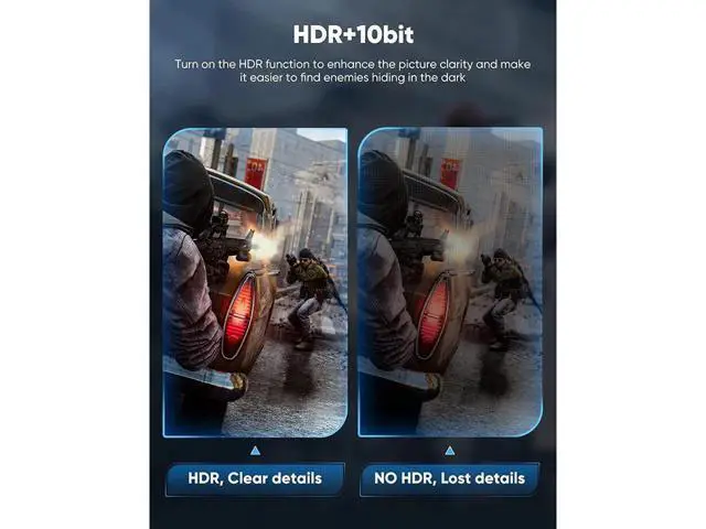 Alt view image 3 of 6 - DisplayPort Cable 1.4, 8K DP Cable 16.4FT (8K@60Hz, 4K@144Hz, 1080P@240Hz) HBR3 Support 32.4Gbps, HDCP 2.2, HDR10 FreeSync G-Sync for Gaming Monitor 3090 Graphics PC (Grey) 16.4 ft.