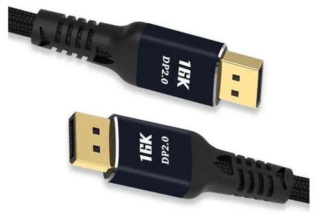 Main image of DisplayPort 2.0 Ultra HD 16K 10K 8K 4K HBR3 16K(15360x8640)@60Hz 10K/8K@60Hz 4K@165Hz High Speed 80Gbps HDCP 3D Slim and Flexible DP to DP Cable 3meter 9.9ft