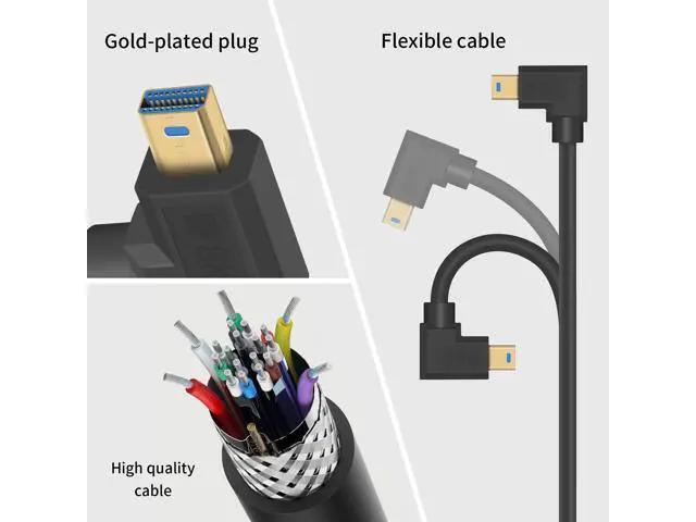 Alt view image 3 of 7 - Displayport to Mini Displayport Extension Cable 1.4, 8k Mini DP to DP, Right Angle Mini Displayport Male to Displayport Female Extention Cable for Laptop PC TV Gaming Monitor. 1Ft/30cm
