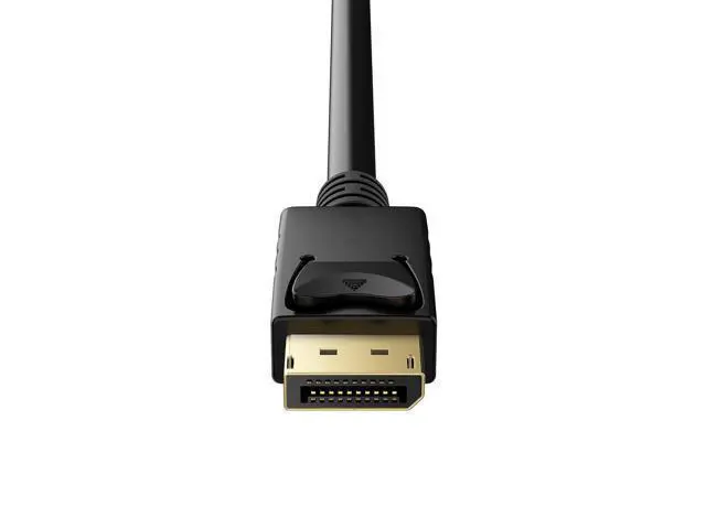 Alt view image 4 of 6 - 4K DisplayPort to DisplayPort Cable, 10 Feet, Gold-Plated High Speed Display Port 1.2 Cable (4K@60Hz, 2K@144Hz) DP Cable Compatible with Computer, Desktop, Laptop, PC, Monitor, Projector 5 Pack