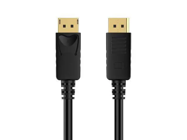 Alt view image 6 of 6 - 4K DisplayPort to DisplayPort Cable, 10 Feet, Gold-Plated High Speed Display Port 1.2 Cable (4K@60Hz, 2K@144Hz) DP Cable Compatible with Computer, Desktop, Laptop, PC, Monitor, Projector 5 Pack