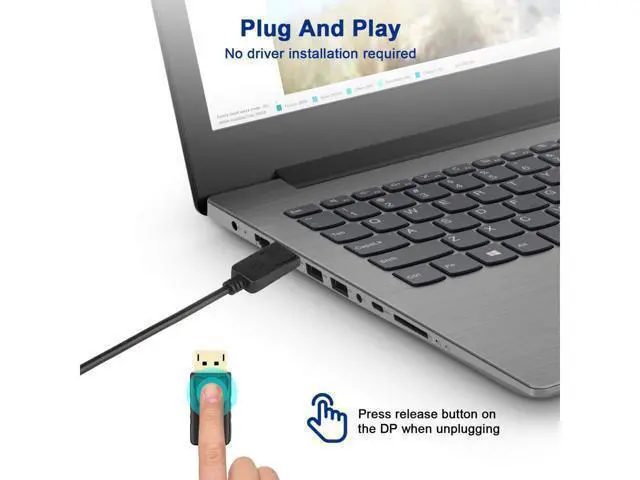 Alt view image 4 of 7 - DisplayPort to DVI DVI-D Single Link Adapter, Display Port to DVI Converter Male to Female Black Compatible for HP and Other Brand 10 Packs