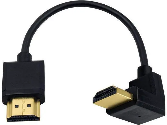 Main image of 4K 90 Degree HDMI Cable 6inch/15cm, Extremely Thin Up Angle HDMI Male to Male Cable for 3D and 4K Ultra HD TV Stick HDMI 2.0 Cord