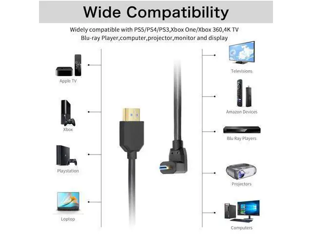 Alt view image 7 of 7 - Micro HDMI to HDMI Cable Coiled 8K HDMI 2.1 Telescopic Cable High Speed Cable Support 120Hz 48Gbps Dynamic HDR for Digital Cameras (Down Angle)