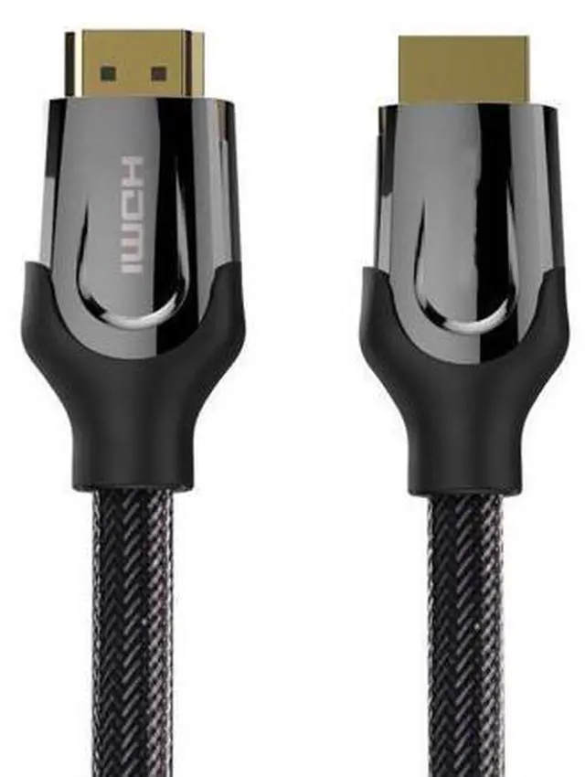 Main image of HDMI 2.0 Cable, High Speed HDMI 2.0 4K Ultra HD Silver Cable Supports Ethernet, Xbox Play Station, PS3, PS4, PC, TV (8m/26.25 ft., Black)