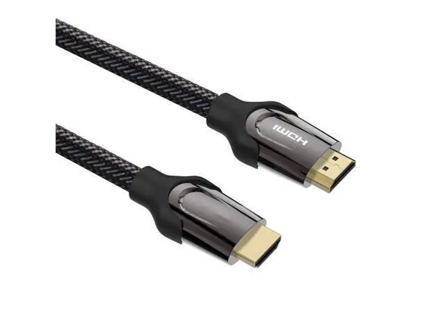 Alt view image 5 of 7 - HDMI 2.0 Cable, High Speed HDMI 2.0 4K Ultra HD Silver Cable Supports Ethernet, Xbox Play Station, PS3, PS4, PC, TV (5m/16.4 ft, Black)