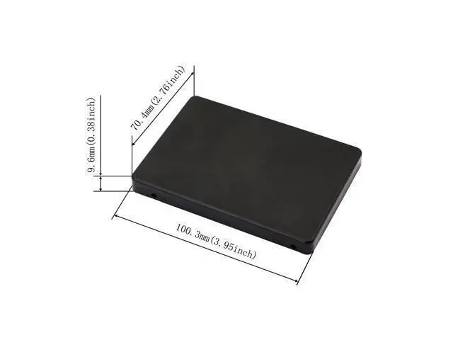Alt view image 6 of 6 - MSATA Mini PCI-E SSD to 2.5 Inch IDE 44Pin Enclosure Adapter, Black for Notebook LaptopDesktop Computer and More