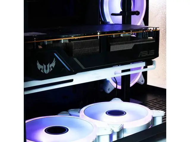 Alt view image 4 of 6 - GPU Bracket ,Graphics Card Brace Support,Video Card Holder,GPU Holder for Custom Desktop PC Gaming-3mm Aluminum-White