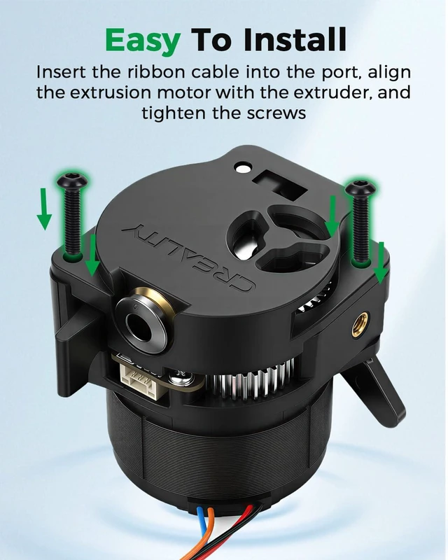 Alt view image 7 of 7 - Creality Official K2 SE Extruder Stepper Motor, 36-20_E Axis Motor, High-Torquer with 12-Tooth Gear Silent Operation, Original Replacement Part for K2 SE 3D Printer