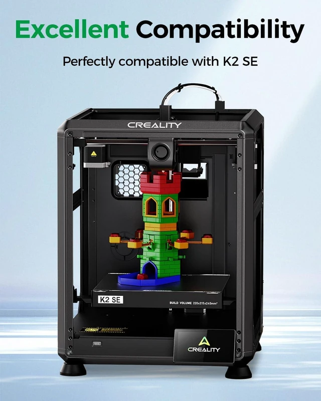 Alt view image 2 of 7 - Creality Official K2 SE Extruder Stepper Motor, 36-20_E Axis Motor, High-Torquer with 12-Tooth Gear Silent Operation, Original Replacement Part for K2 SE 3D Printer
