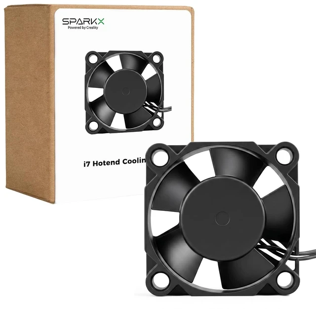 Main image of Creality Official SPARKX i7 Hotend Cooling Fan, Original i7 3010 Axial Cooling Fan with 2-Pin Connector, Hotend Temperature Control for SPARKX i7 Printer, 3D Printer Hotend Cooling Replacement