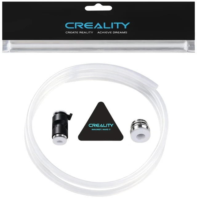 Main image of Creality Official K2 Plus PTFE Tube and Pneumatic Connector, Original Bowden Tubing Kit, with QuickFit Fittings, Replacement Accessory for Creality K2 Plus 3D Printer