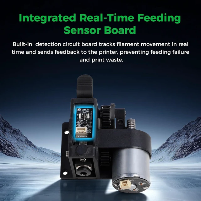Alt view image 3 of 7 - Creality Official CFS Feed and Return Kit, Original CFS Feed and withdraw kit with Brush Motor(0.17A_24_L16.2) and Teflon Tube 200mm & 230mm, Pneumatic Connector for Multi-Color Filament System