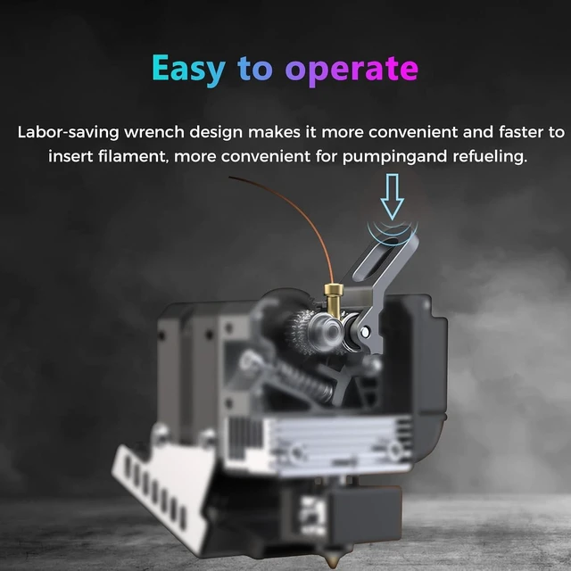 Alt view image 6 of 6 - Official CREALITY Sprite Extruder Pro, All Metal Direct Drive Extruder for Creality Ender-3 S1/Ender-3 S1 Pro/Ender-3 S1 Plus/CR-10 Smart Pro 3D Printers