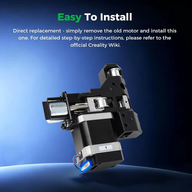 Alt view image 6 of 7 - Creality Official K2 Plus X-Axis Motor Kit, Original 42-48 Stepper Motor, FOC ClosedLoop StepServo Complete Assembly, PreAssembled OEM Replacement for Creality K2 Plus 3D Printer
