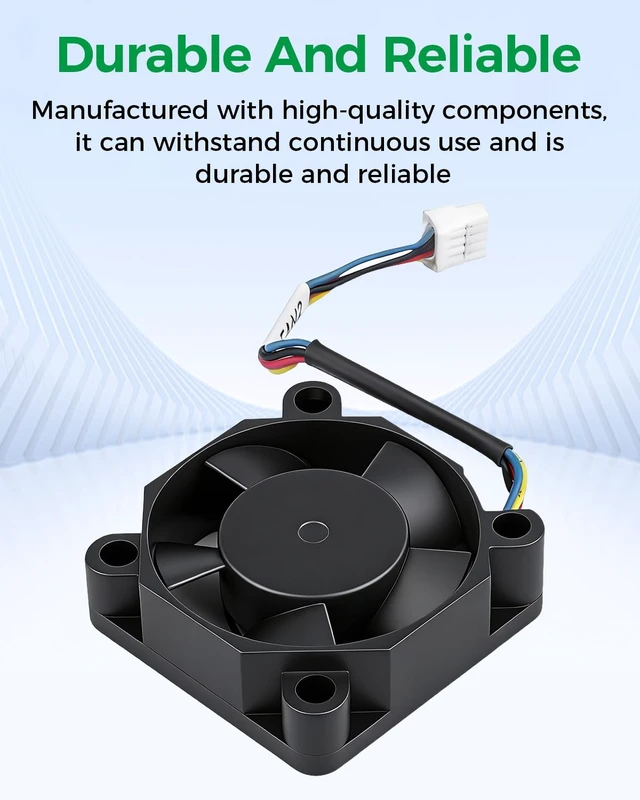 Alt view image 6 of 7 - Creality Official K2 SE Heat Break Fan, Axial Fan 3010, 24V Throat Cooling Fan, Highly Efficient Cooling, Integrated Fixed Design, Extruder Hotend Heat Sink Fan Replacement for K2 SE