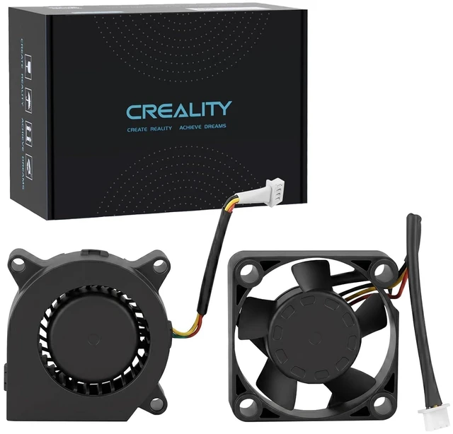 Main image of Creality Official K1 Series Fan Combo Pack, 4020 Blower Fan & 3010 Axial Fan Replacement Kit, Dual Fan Set, Hotend Cooling & Electronics Cooling for Creality K1 Serises 3D Printers