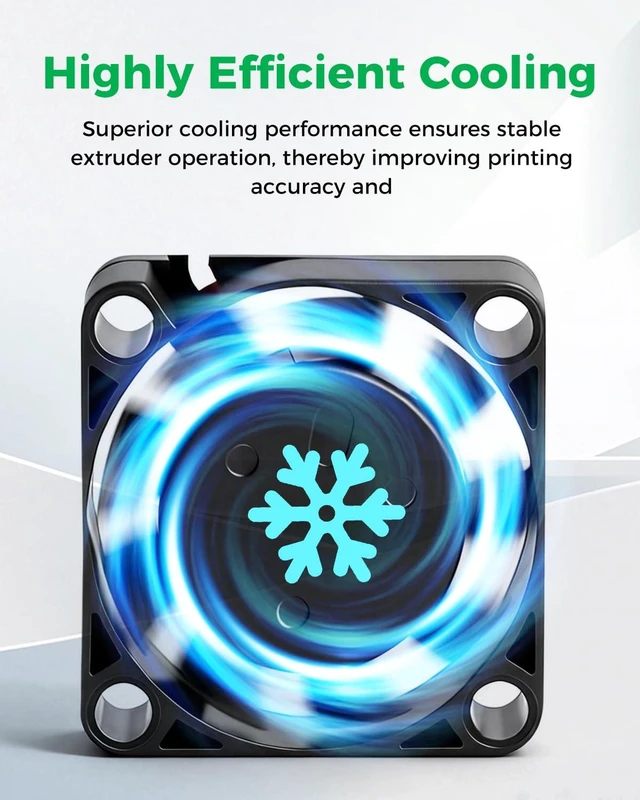 Alt view image 4 of 7 - Creality Official K2 Plus Extruder Motor Cooling Fan, Rapid Heat Dissipation, Integrated Fixed Design, Easy 3-Min Install for K2/K2 Pro/K2 Plus Printers, Ideal for Long Prints & Beginners