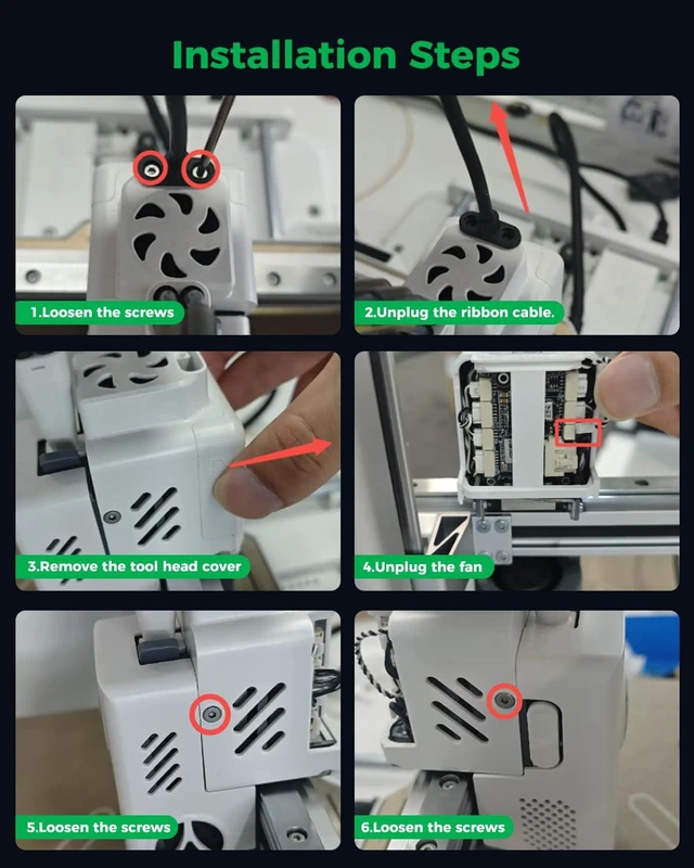 Alt view image 7 of 7 - Creality Official SPARKX i7 Extruder Motor Cooling Fan Assembly, Original i7 3011 Blower Fan, Effective Heat Dissipation, Cooling for Extruder Stepper Motor, 3D Printer Cooling Replacement Accessory