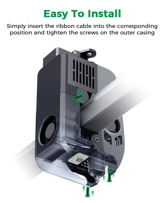 Alt view image 7 of 7 - Creality Official K2 Plus Model Fan Cooling Module Assembly, Originial K2 Model Fan Cooling Module, K2 Pro Cooling Module Assembly, 3D Printer Heat Dissipation Accessories for K2/K2 Pro/K2 Plus