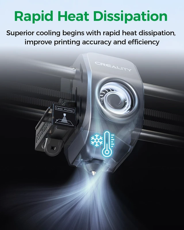 Alt view image 4 of 7 - Creality Official K2 SE Model Cooling Fan, Part Cooling Fan 4020 24V, Original K2 SE Cooling Module Assembly, Rapid Heat Dissipation, Quiet Operation, Model Cooling Fan Component for 3D Printer