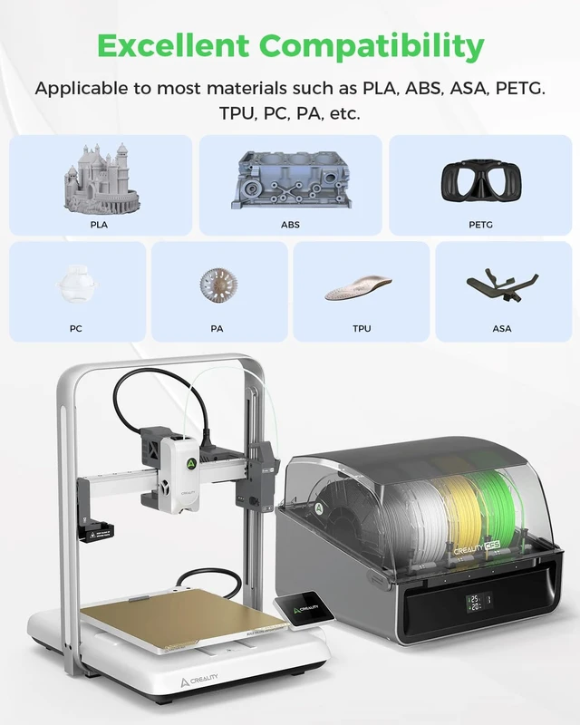 Alt view image 7 of 7 - Creality Official Ender 3 V4 Build Plate, Original PEI Textured Plate Kit Spring Steel Plate 225 * 250mm, High Adhesion, Flexible Removable 3D Printing Build Plate Accessory for Ender 3 V4 3D Printer